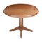 International Concepts Round 36 in Rd Top Pedestal Table, 12 in Leaf, 28.9 inH, Dining Height, Espresso, 36 in W, 48 in L K581-36RXT-27B - alternate 2